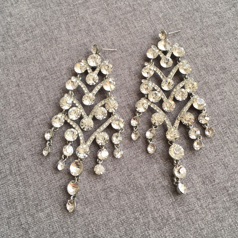 Drop Diamond Earrings